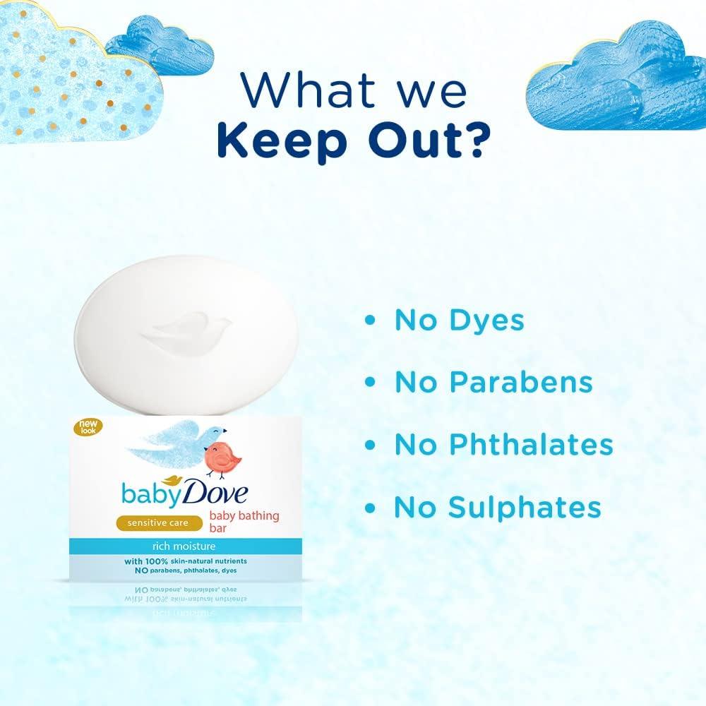 Barra de Baño Hidratante Baby Dove 75g - Para Todo Tipo de Piel