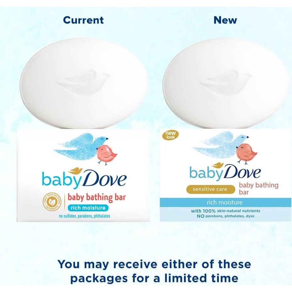 Barra de Baño Hidratante Baby Dove 75g - Para Todo Tipo de Piel