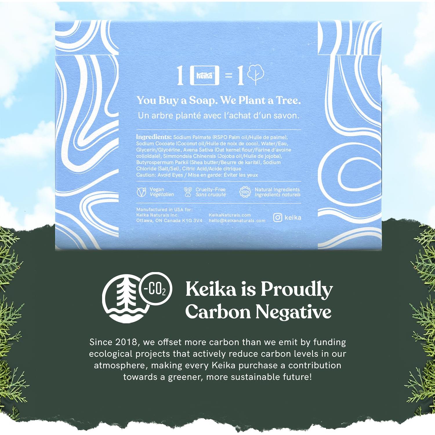 Jabón para Bebés Keika Avena y Manteca de Karité 141.75 g