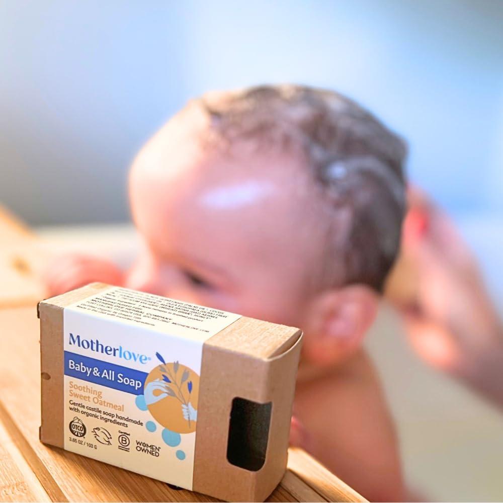 Jabón de Castilla Suave Motherlove 3 Unidades Avena Orgánica