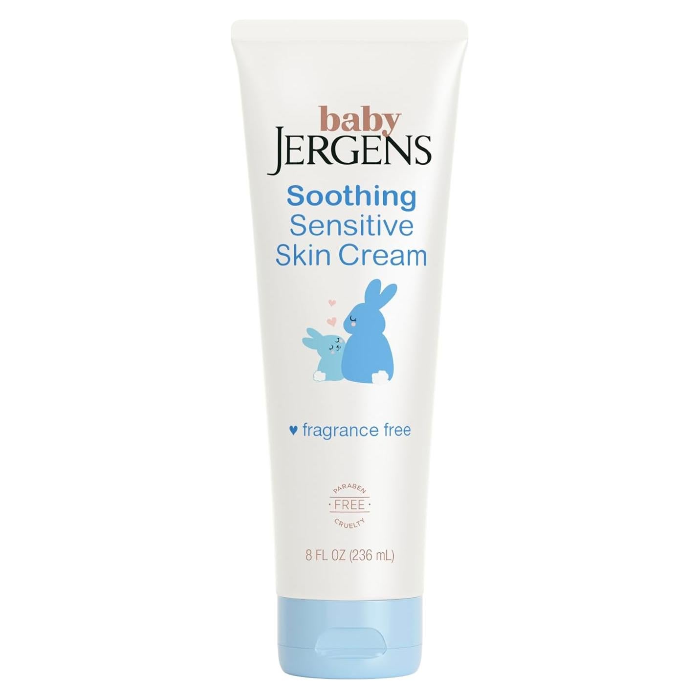 Crema Suave para Piel Sensible Jergens Baby 236ml Sin Fragancia