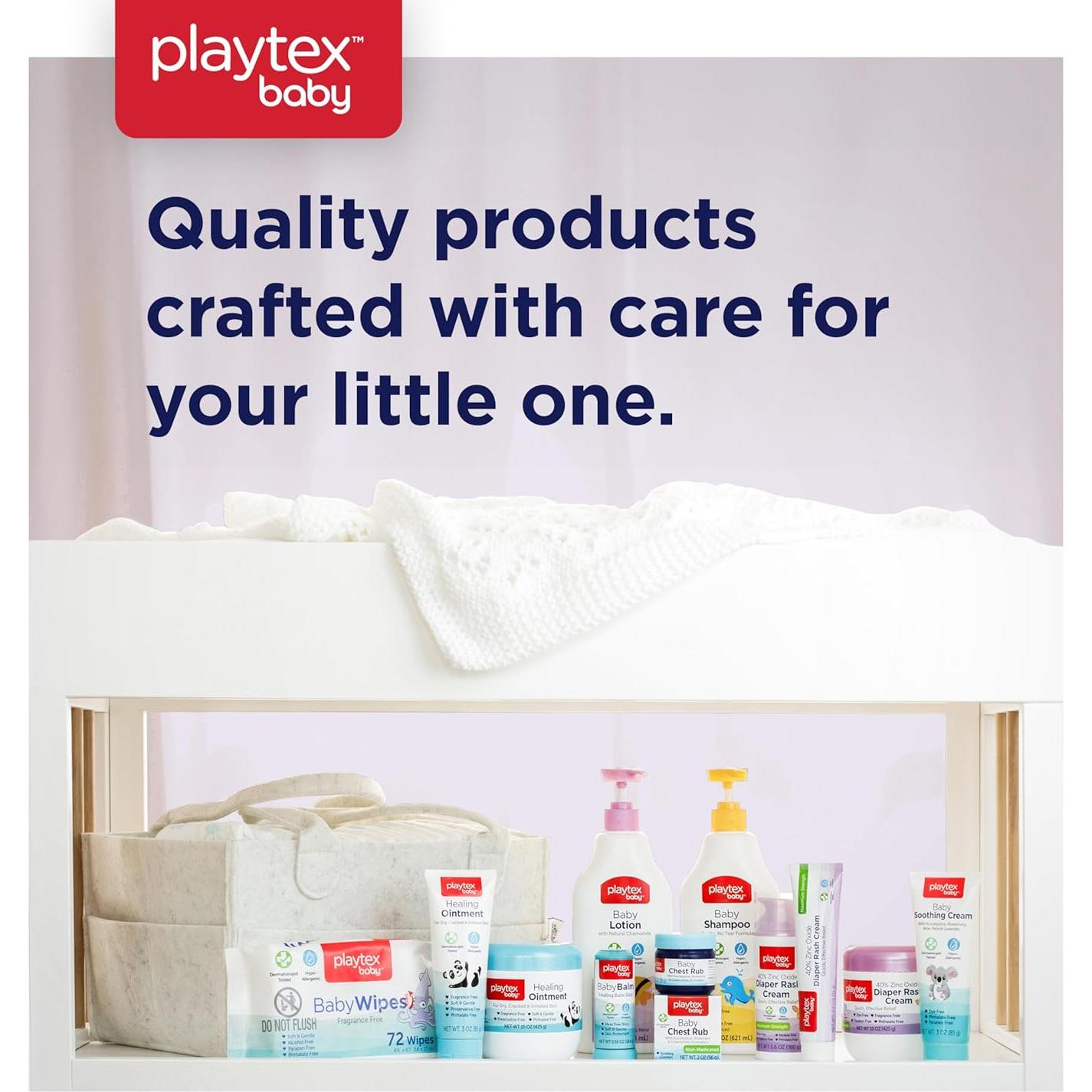 Loción para Bebés Playtex 21 oz, Suave y Natural, Sin Parabenos