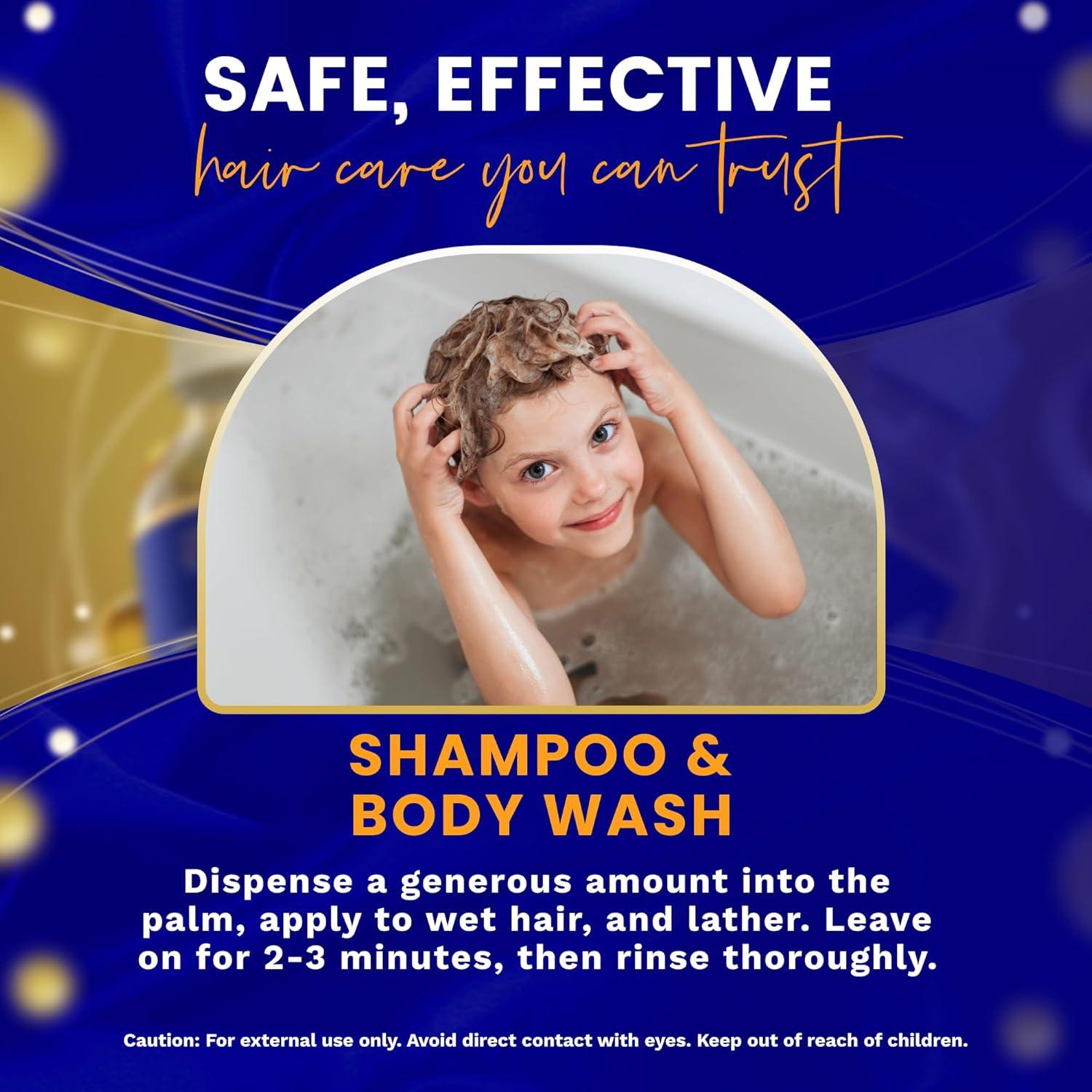 Champú y Gel de Baño Baby Hair 295 ml - Sin Sulfatos, Fresa