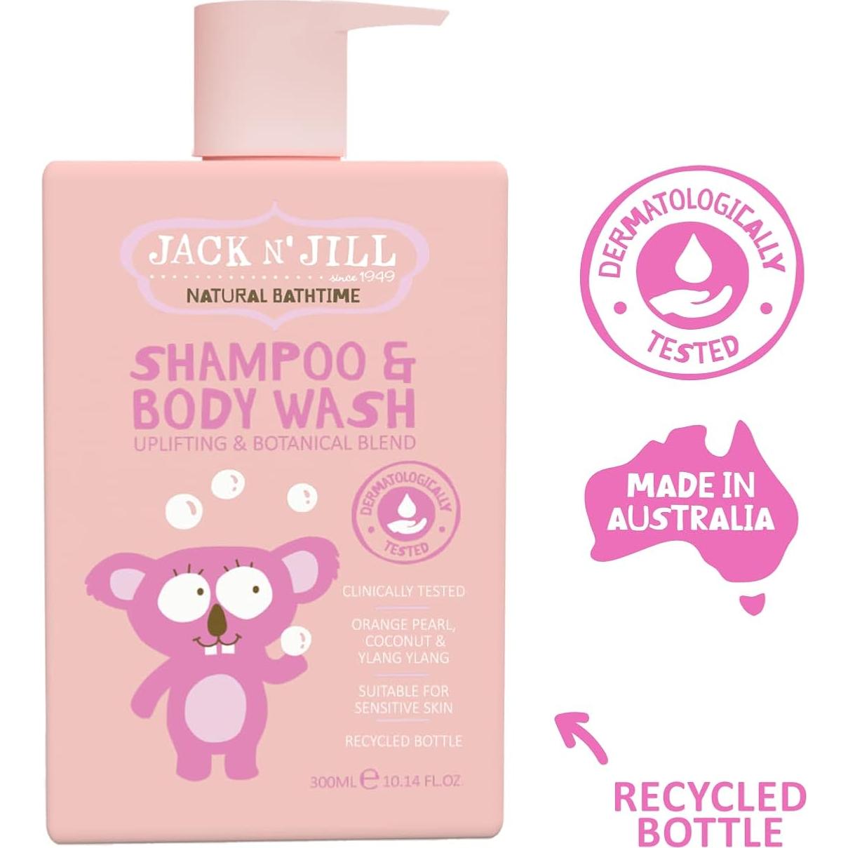 Champú y Gel de Baño Natural Jack N' Jill 300 mL Bebés