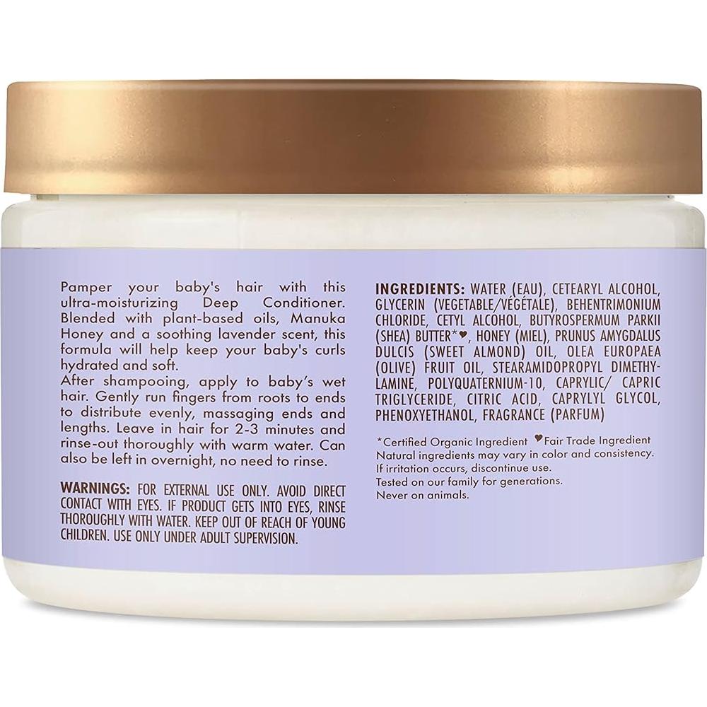 Acondicionador Profundo SheaMoisture Baby 340g Miel de Manuka y Lavanda