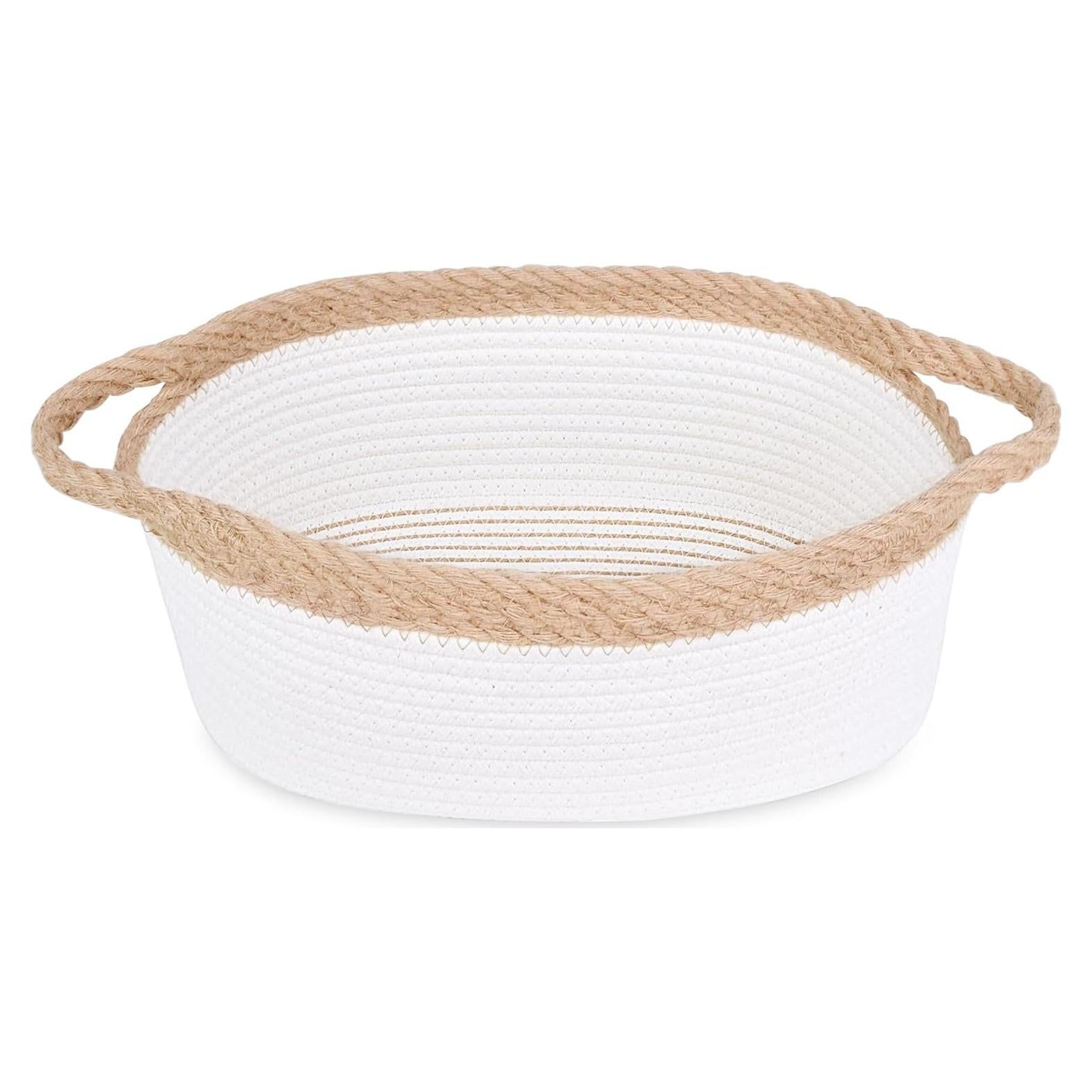 Cesta de Almacenamiento Pequeña ABenkle 30.5x20.3x12.7cm Algodón