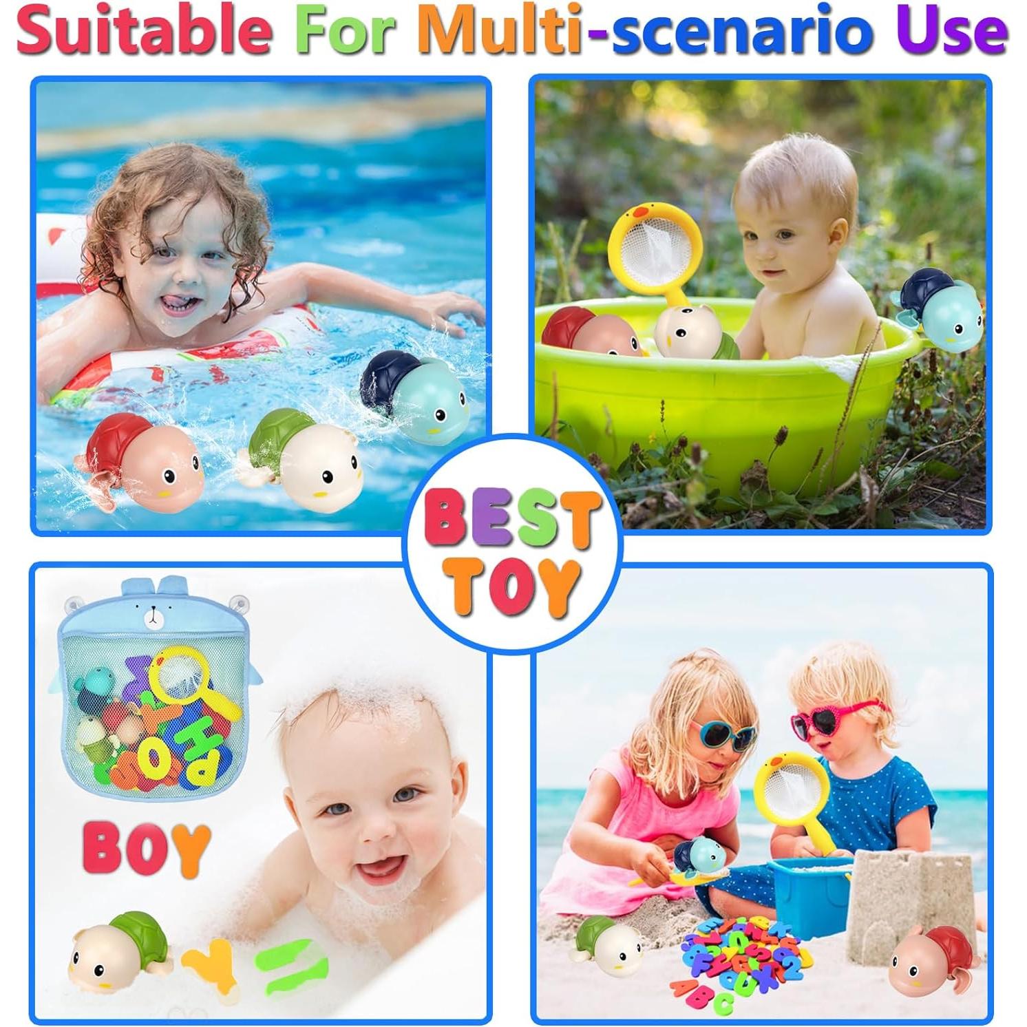 Juguetes de baño educativos YYMHMF - Letras y números de espuma