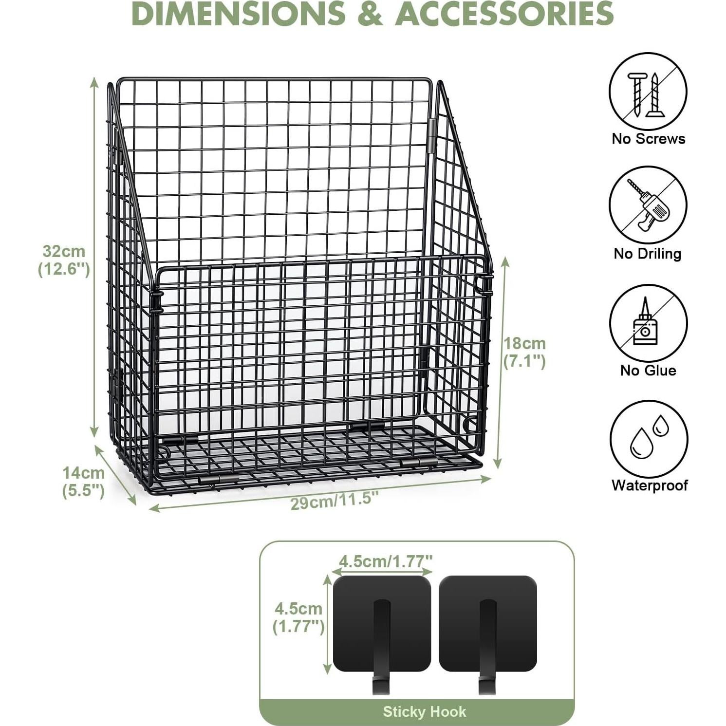 Organizador de Juguetes de Baño Plegable Greentainer Negro