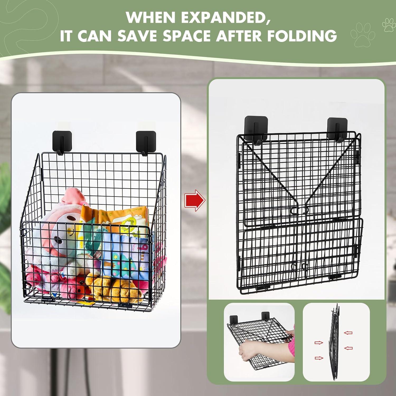 Organizador de Juguetes de Baño Plegable Greentainer Negro