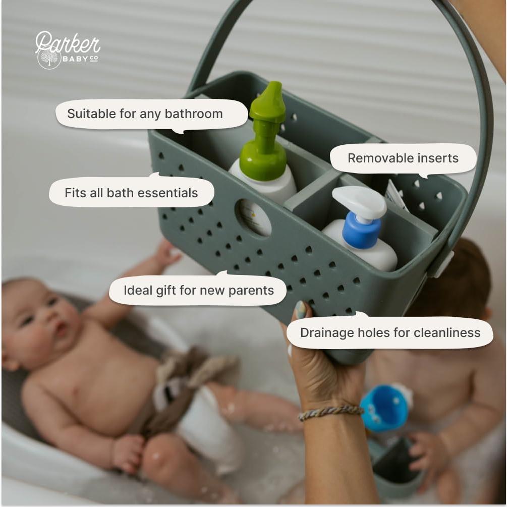 Caddy de Baño Parker Baby Co. | Organizador de Ducha BPA Free