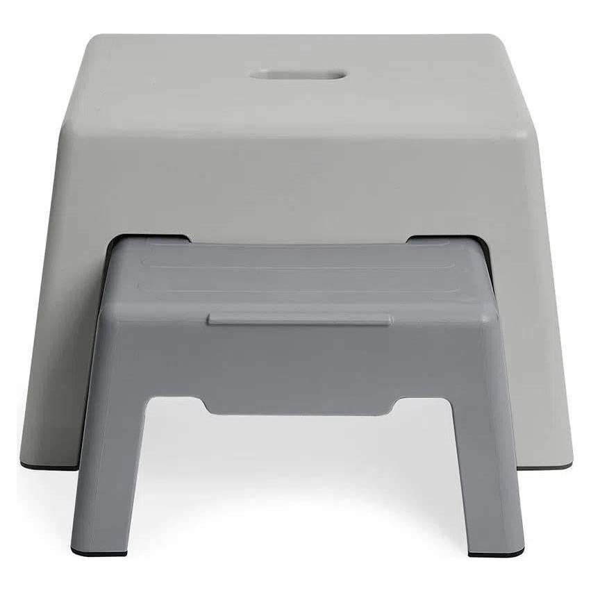 Escalón Doble Antideslizante Skip Hop para Niños - Gris