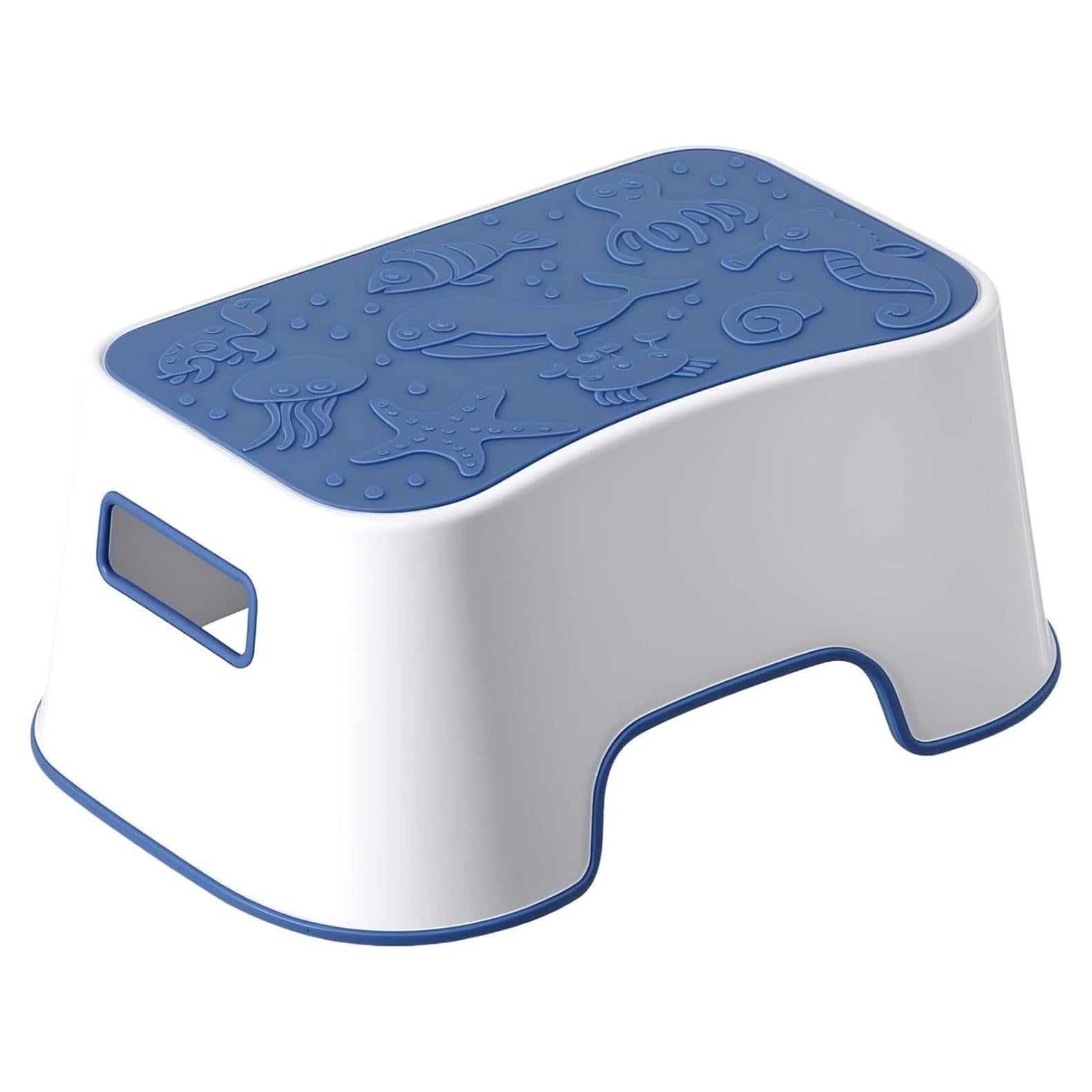 Escalera Antideslizante para Niños A+KCEYON Azul 1 Paso