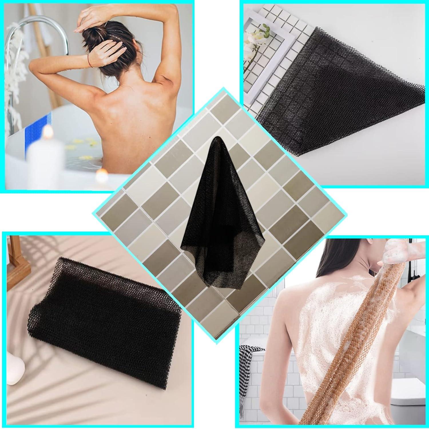 Esponja de Baño Exfoliante Africana Haisalin - Negra 80 cm