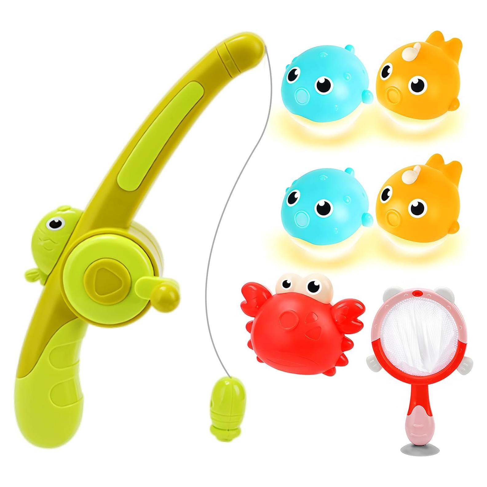 Conjunto de Juguetes de Baño Vaofrean 7 Piezas Iluminados