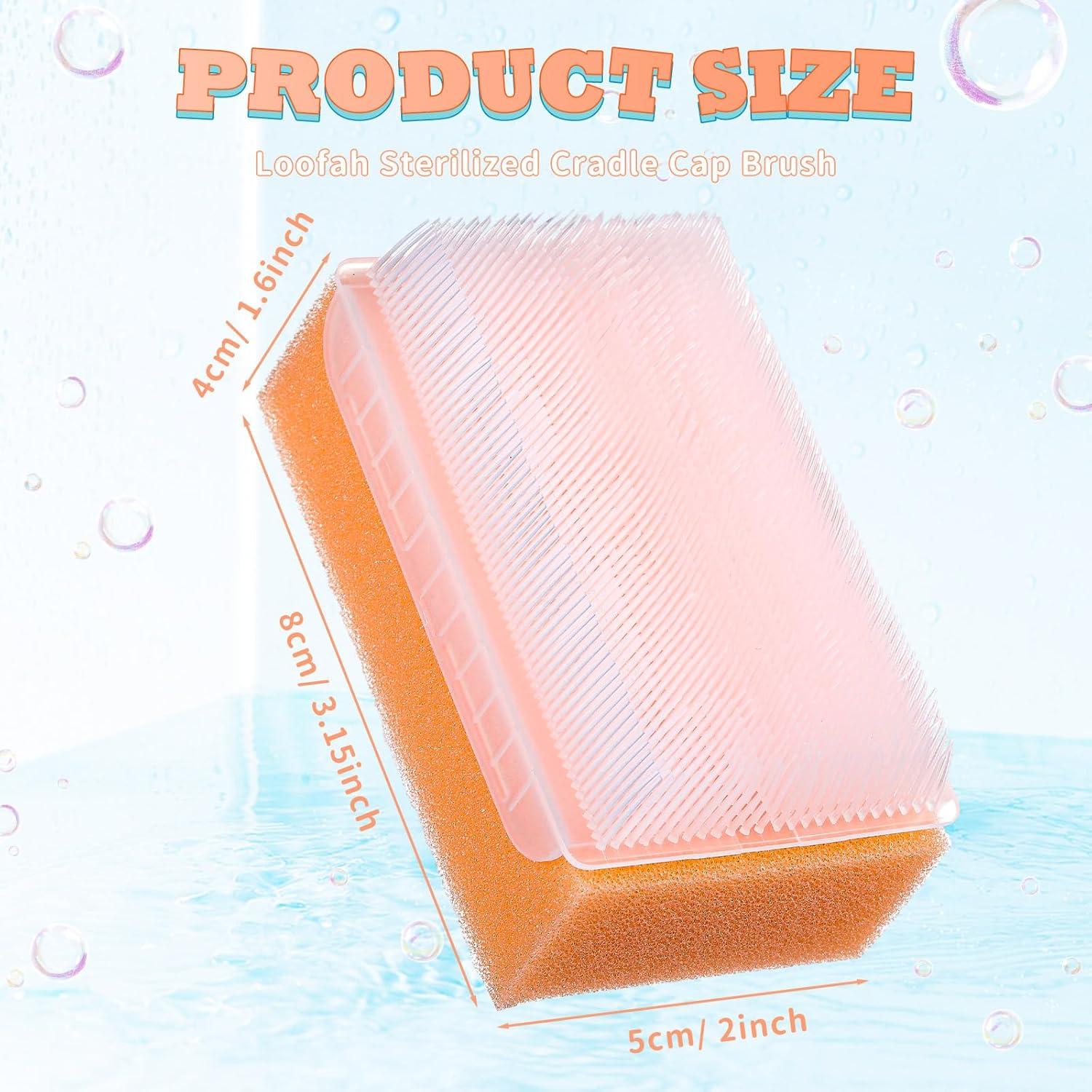 Esponjas de Baño Suaves Sunnyray 6 Piezas 2 en 1 Bebés