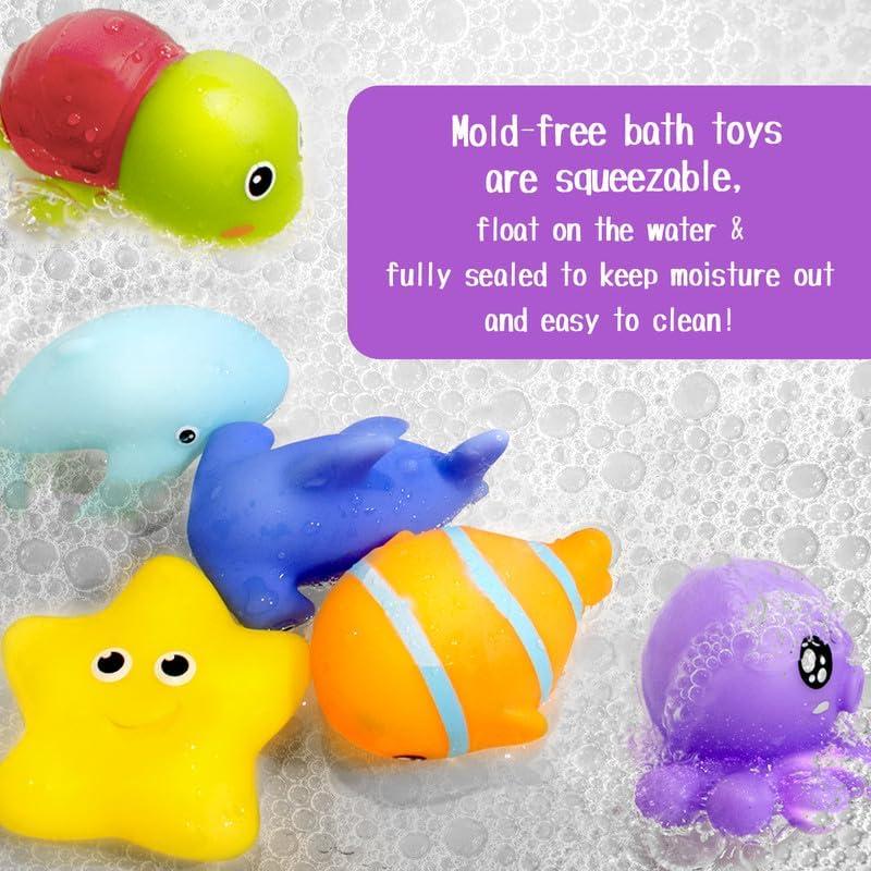 Juguetes de Baño Hely Cancy 8 Piezas Oceánicos para Niños