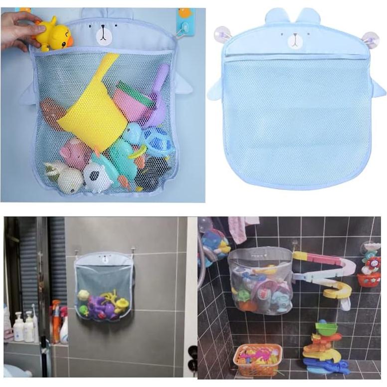 Bolsa Organizadora de Juguetes de Baño GO-CHUNRIQIN Azul