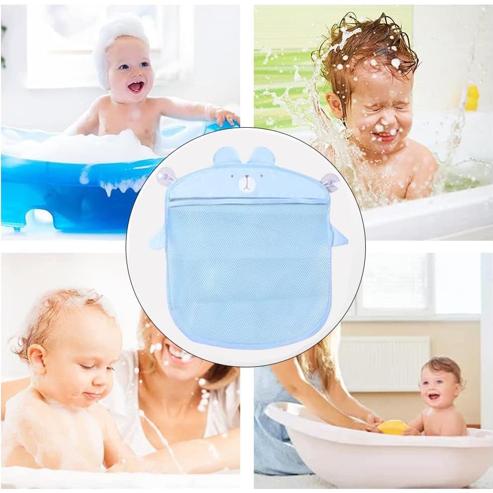 Bolsa Organizadora de Juguetes de Baño GO-CHUNRIQIN Azul