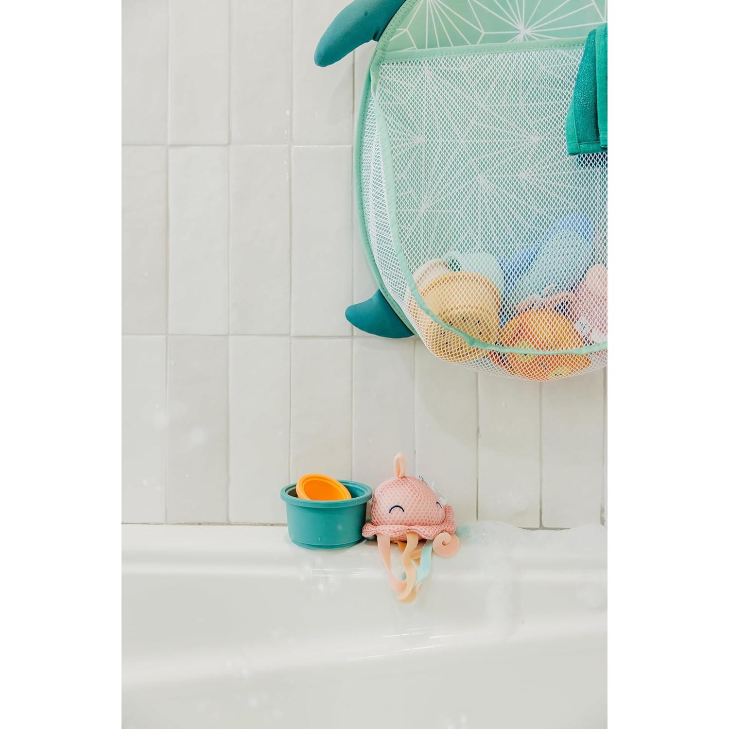 Organizador de Juguetes de Baño Copper Pearl Wade - Malla Secado Rápido