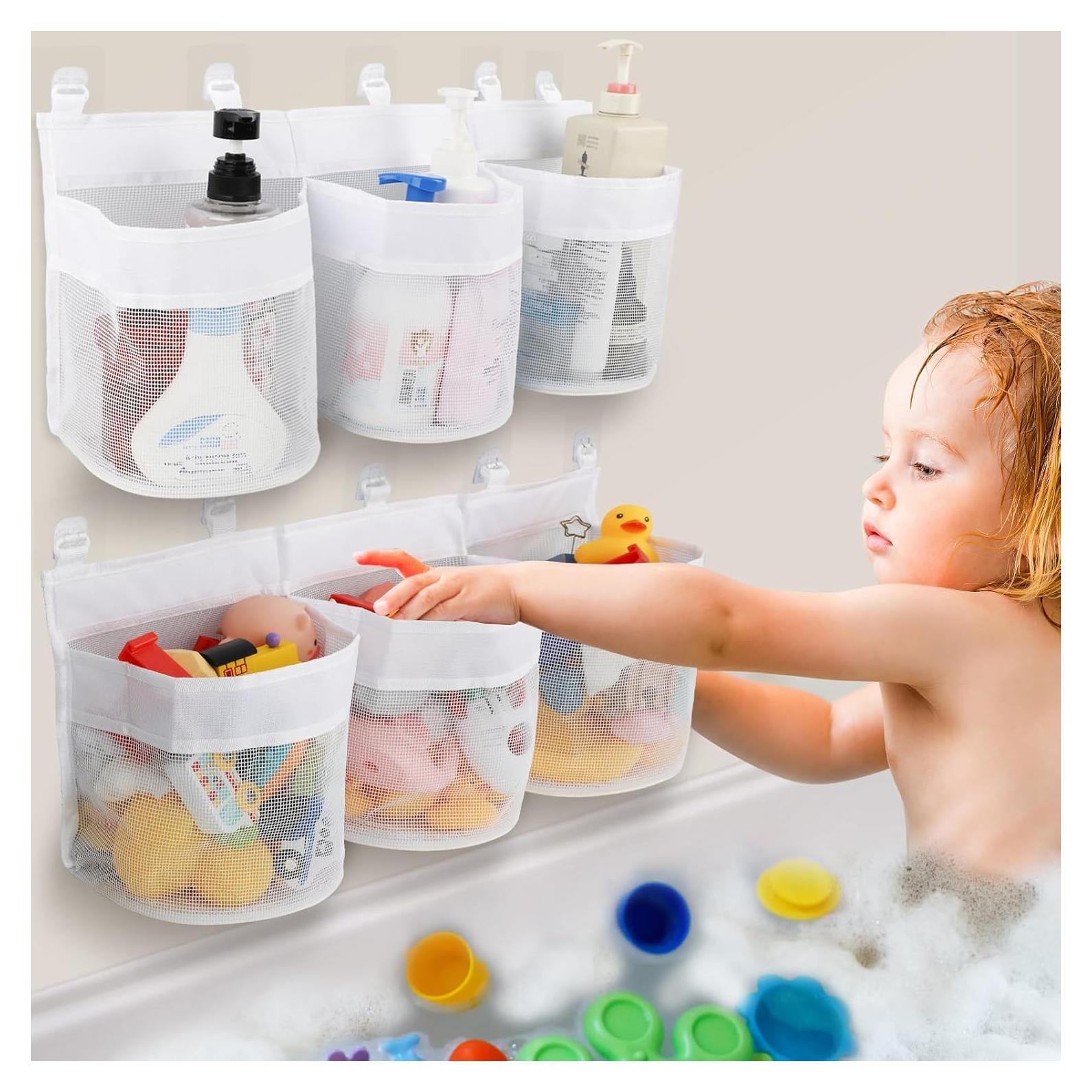 Organizador de Juguetes de Baño BYZBR - 2 Bolsas de Malla