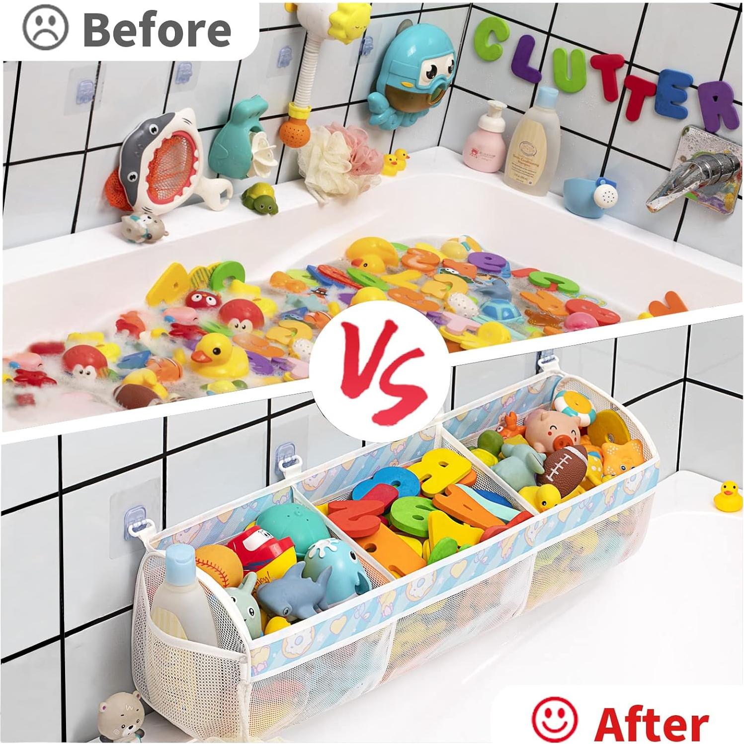 Organizador de Juguetes de Baño Austion - Malla Secado Rápido