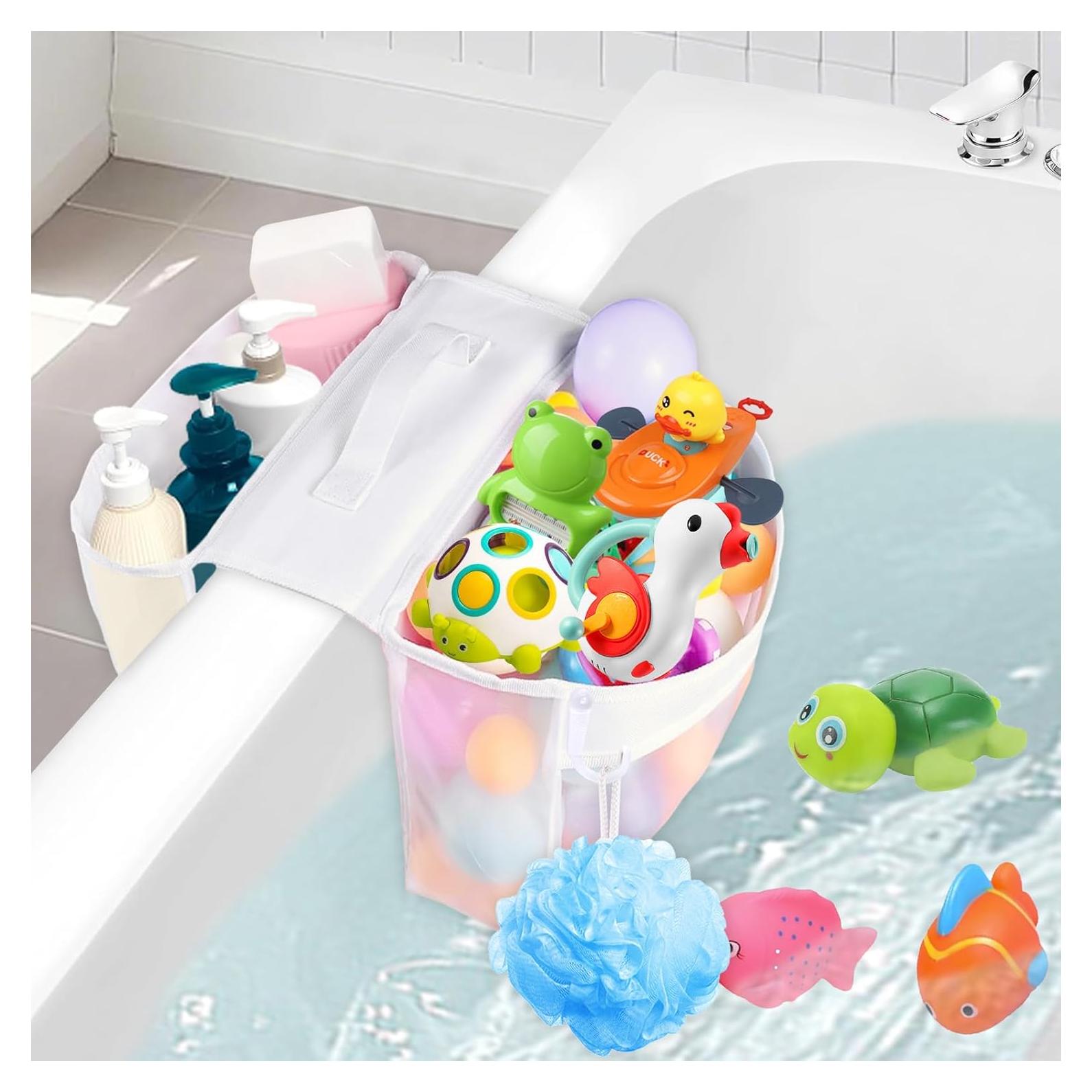 Organizador de Juguetes de Baño Cerpourt 26.5L Malla Secado Rápido