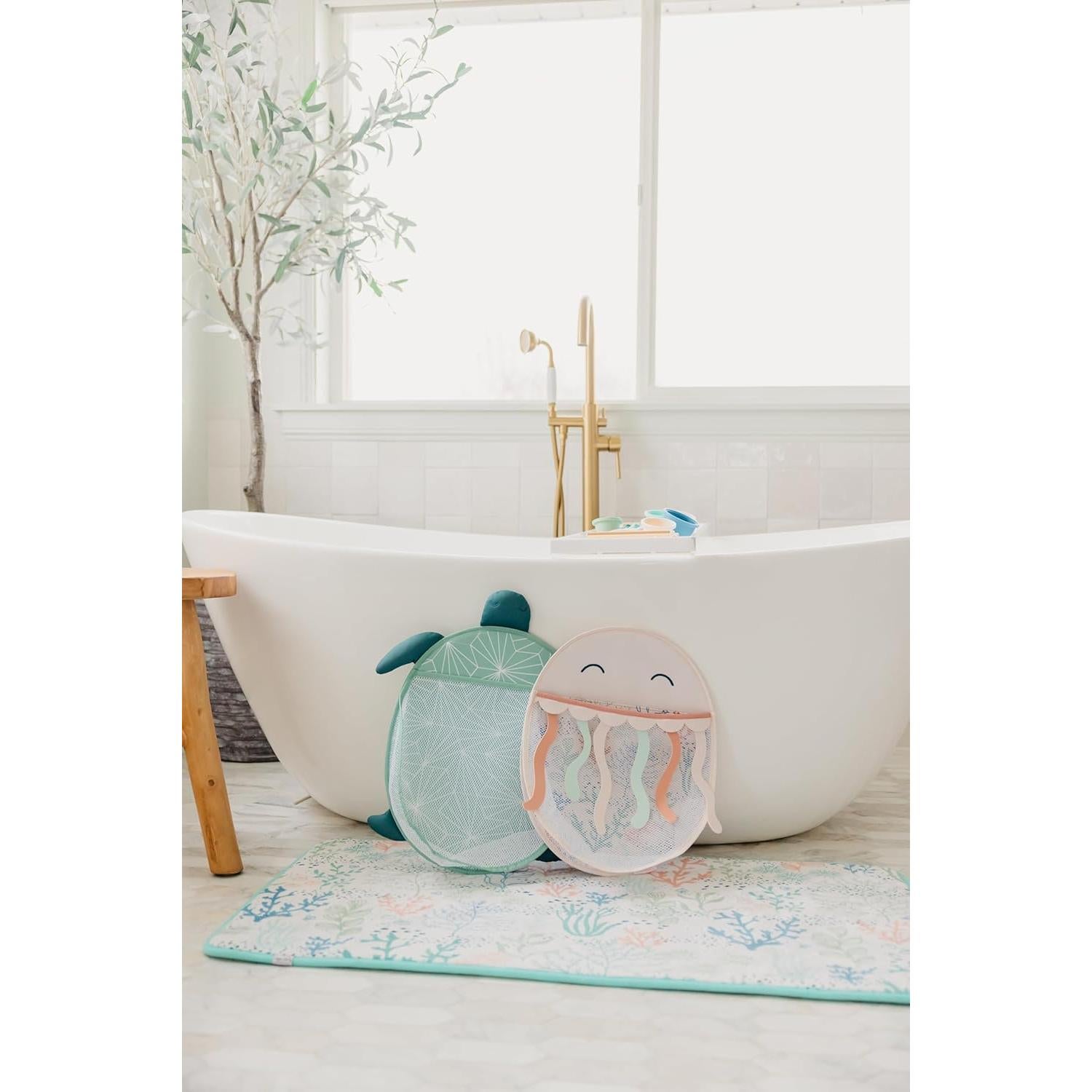 Organizador de Juguetes de Baño Copper Pearl Cora con Ventosas