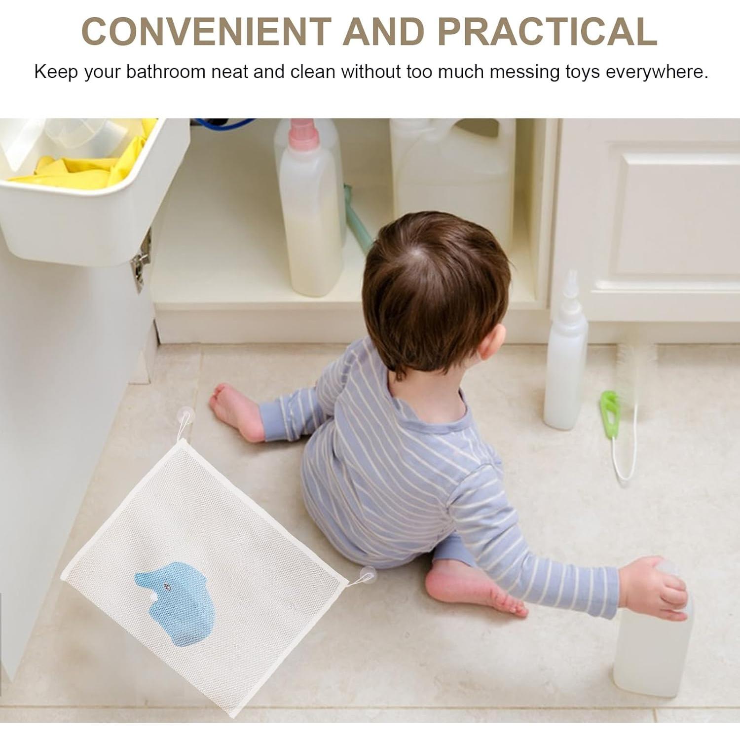 Organizador de Juguetes de Baño DOITOOL Malla 45x35cm