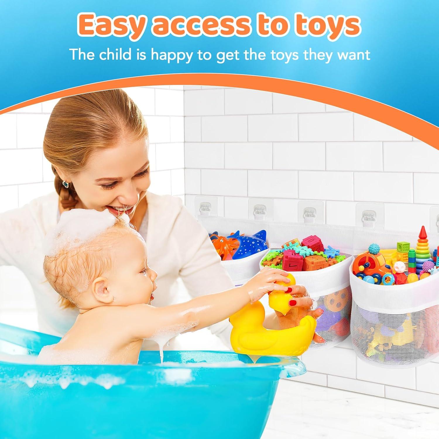 Organizador de Juguetes de Baño PVC 3 Compartimentos Shaowu