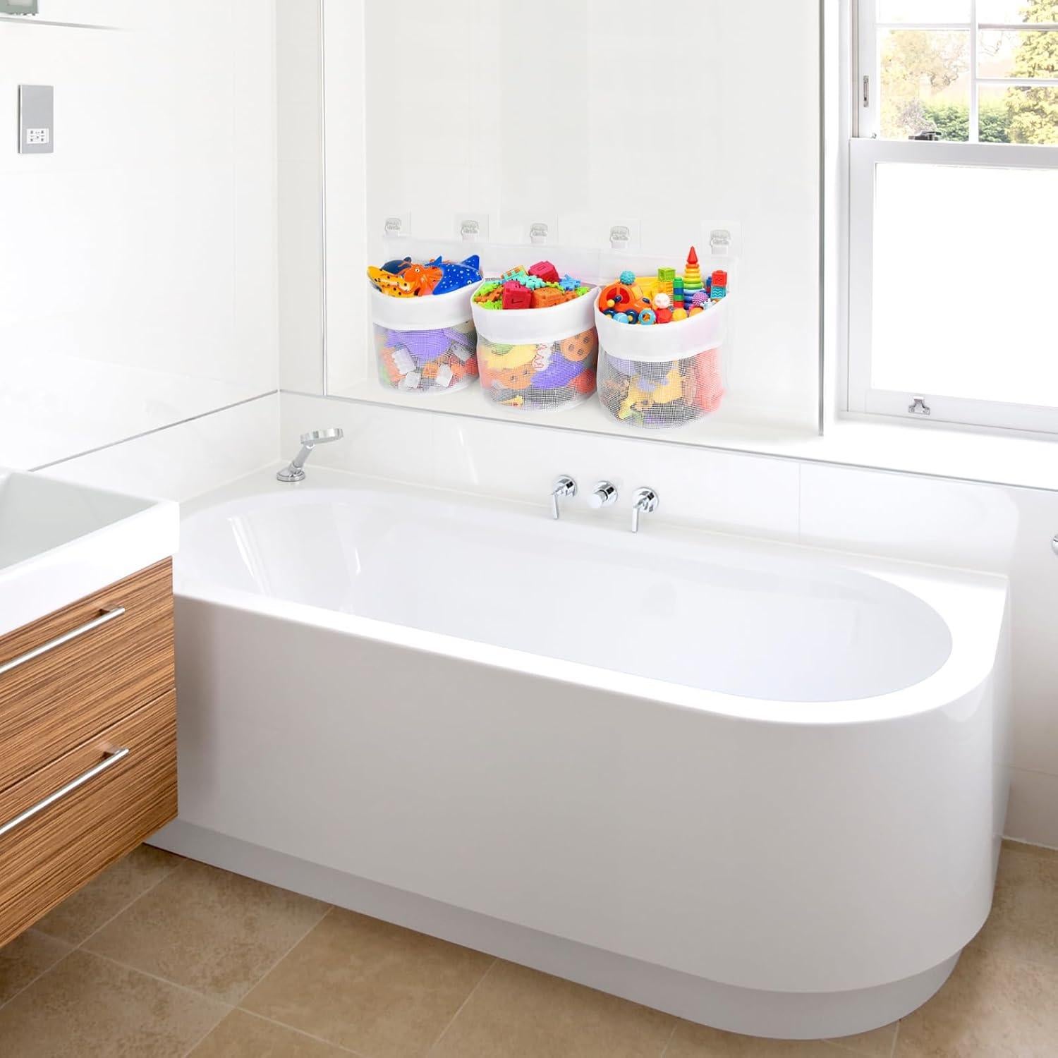 Organizador de Juguetes de Baño PVC 3 Compartimentos Shaowu