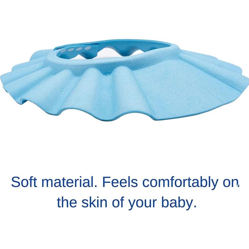 Gorro de Baño para Bebé Wenzhou Ajustable Azul 30x30cm