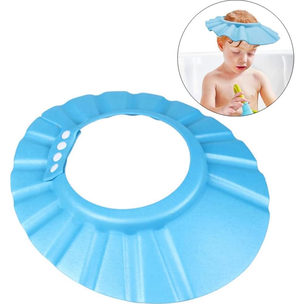 Gorro de Baño para Bebé Wenzhou Ajustable Azul 30x30cm
