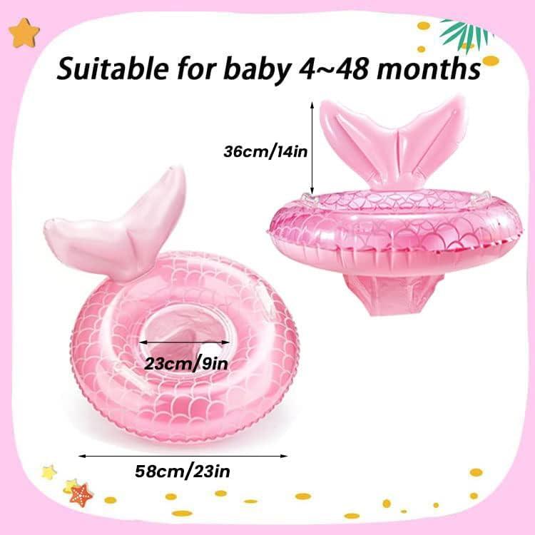 Flotador Inflable para Bebé AIYUENCICI con Asiento y Manijas