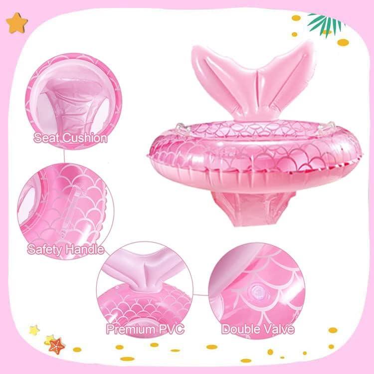 Flotador Inflable para Bebé AIYUENCICI con Asiento y Manijas