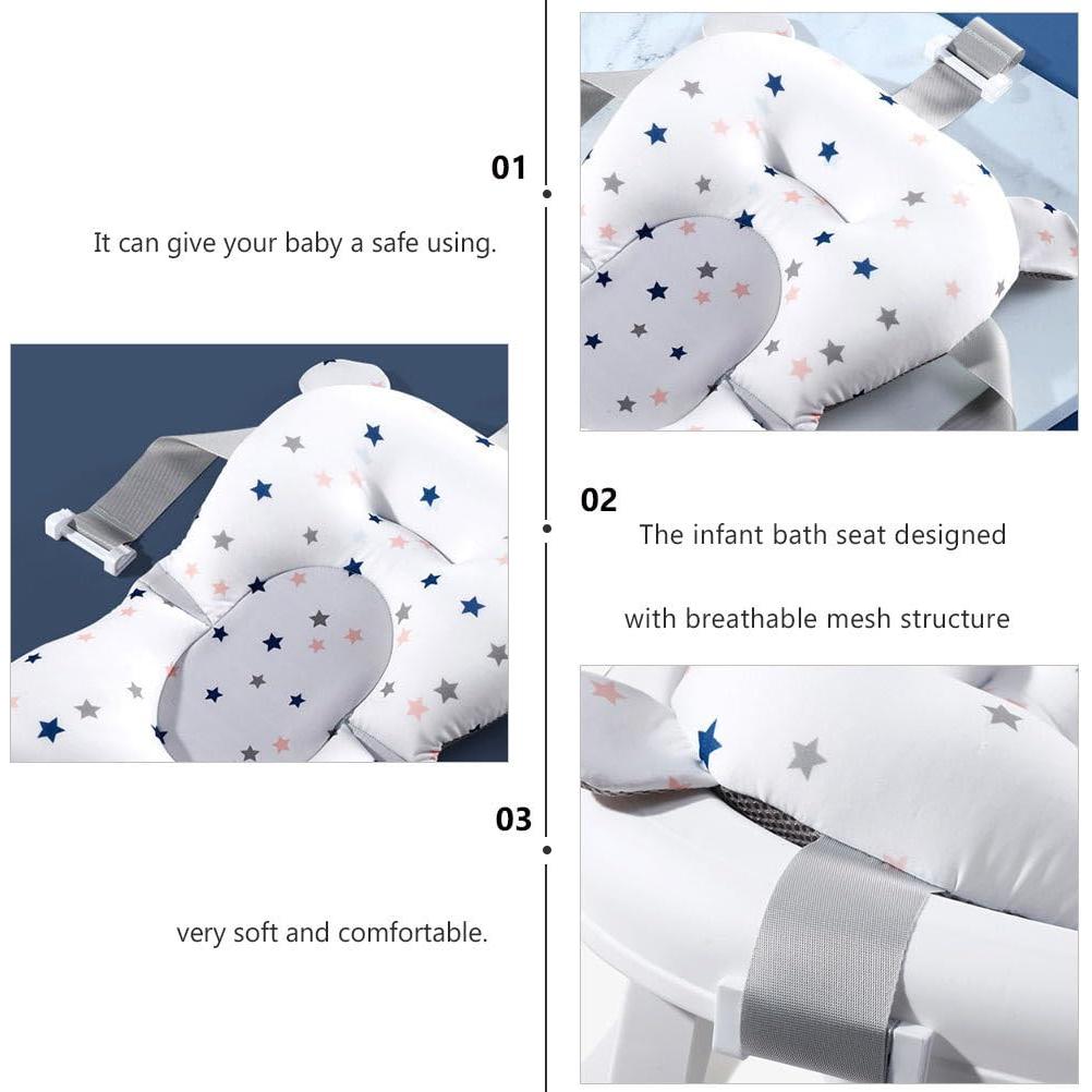 Almohadilla de Baño para Bebés SAFIGLE con Sling Ajustable
