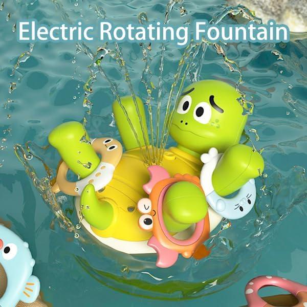 Juguete de Baño Tortuga AOONTYEN Verde Interactivo 3-6 Años