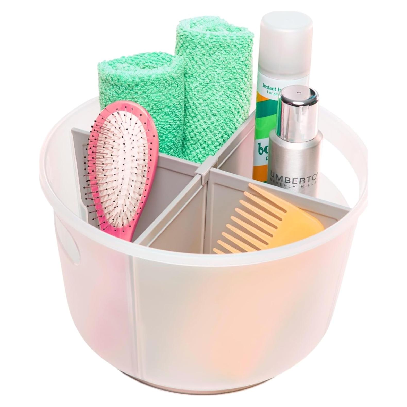 Caddy de Baño Dividido Madesmart | 4 Compartimentos | Antideslizante