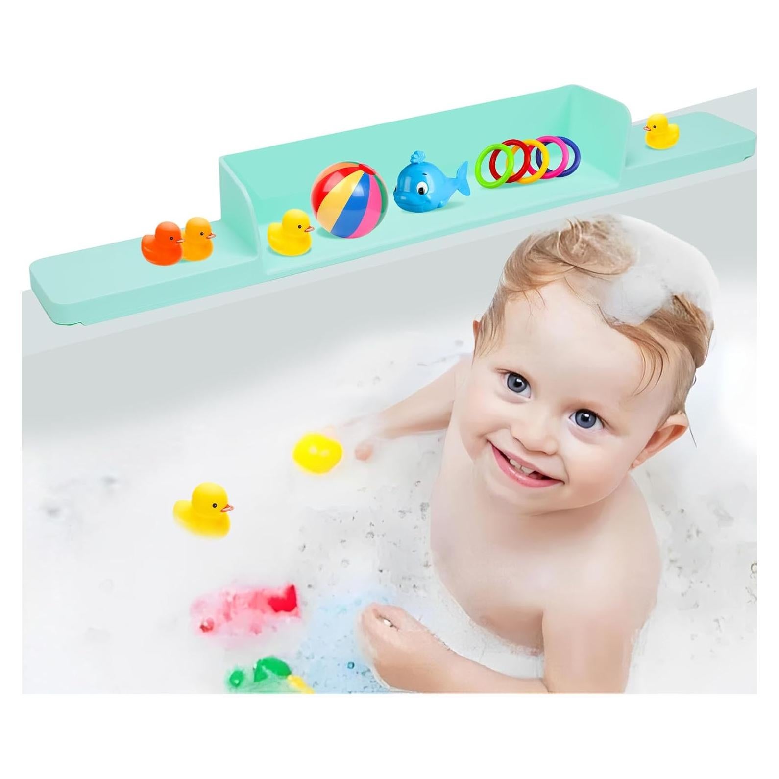 Protector de Salpicaduras para Bañera Silicona 25.5x11.3cm