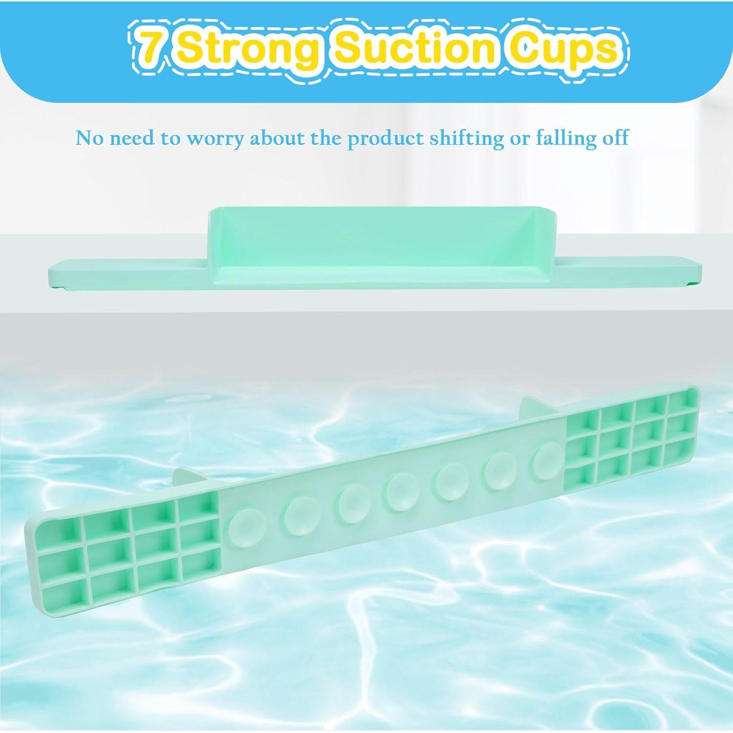 Protector de Salpicaduras para Bañera Silicona 25.5x11.3cm