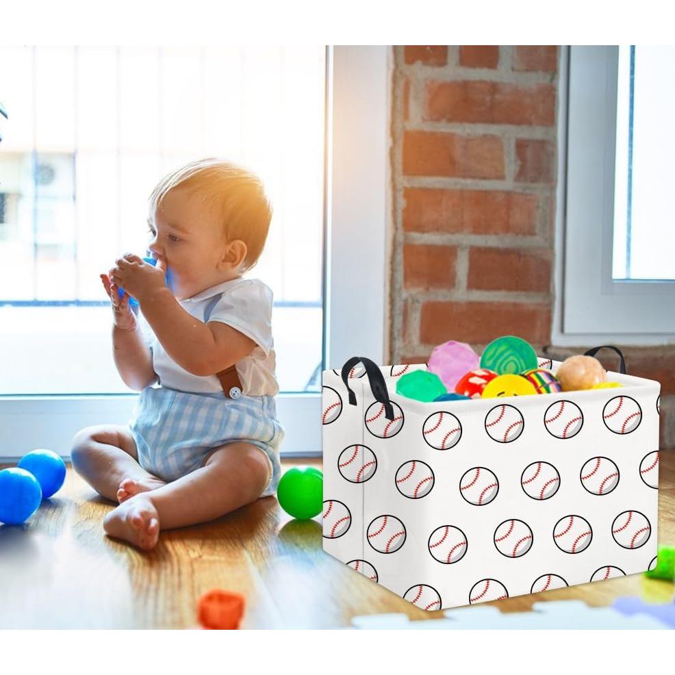 Cesta de Almacenamiento HIYAGON 37.8x25.9x24.9 cm Pelotas de Béisbol