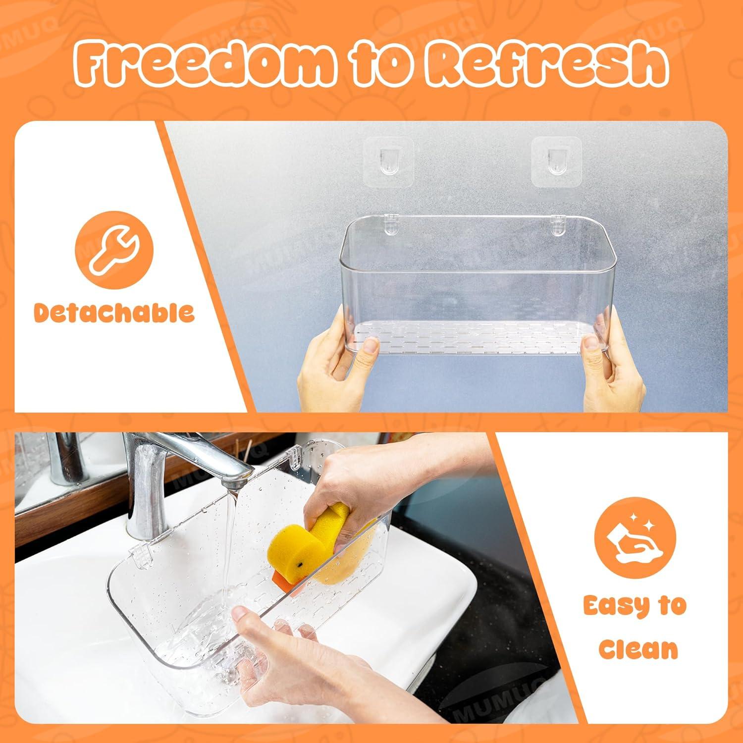 Organizador de Juguetes de Baño MUMUQ - Paquete de 2 Acrílico