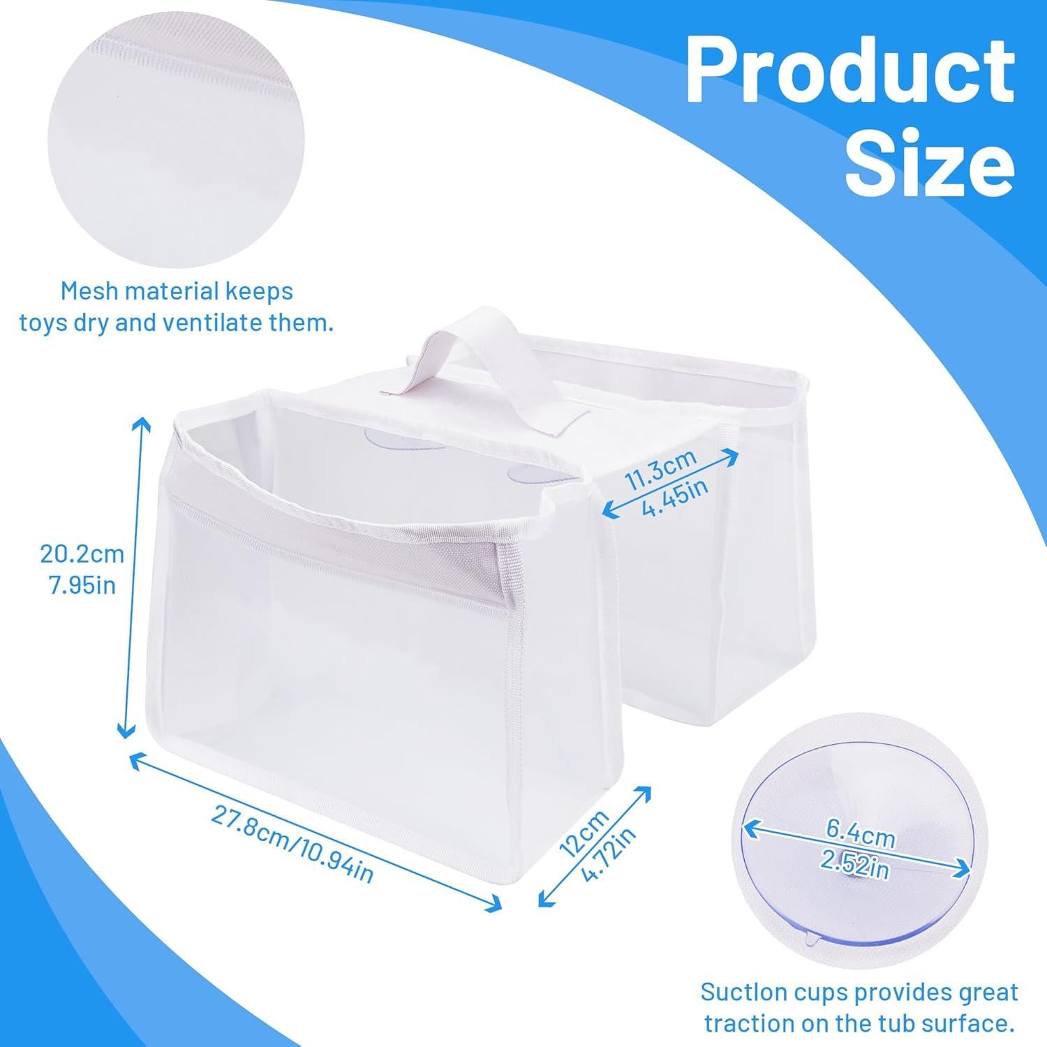 Organizador de Juguetes de Baño Dormercy 2 Compartimentos Malla