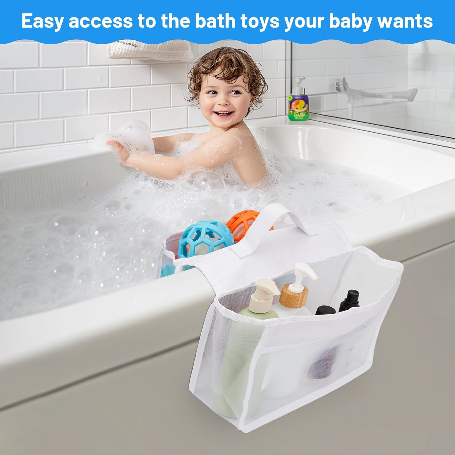 Organizador de Juguetes de Baño Dormercy 2 Compartimentos Malla