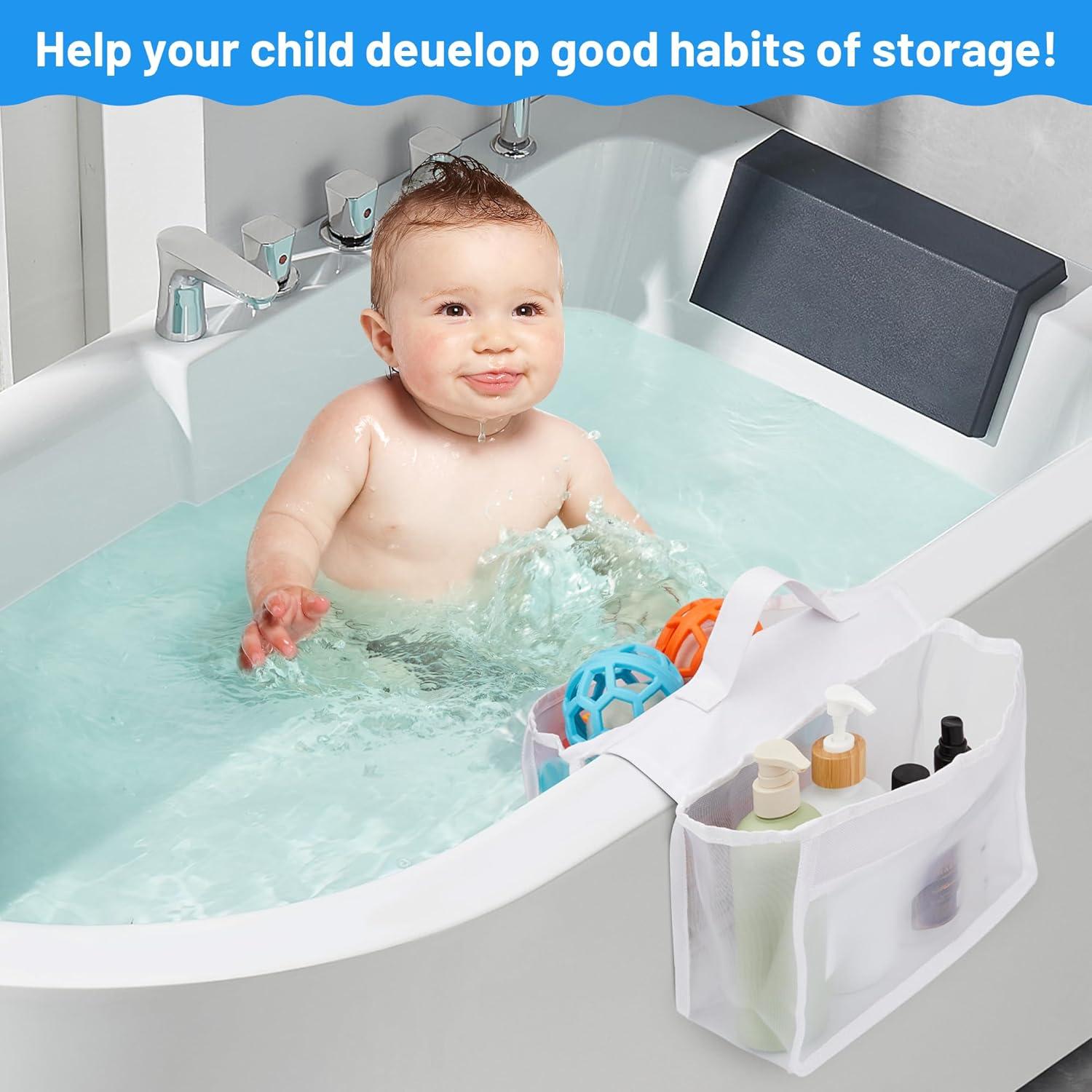 Organizador de Juguetes de Baño Dormercy 2 Compartimentos Malla