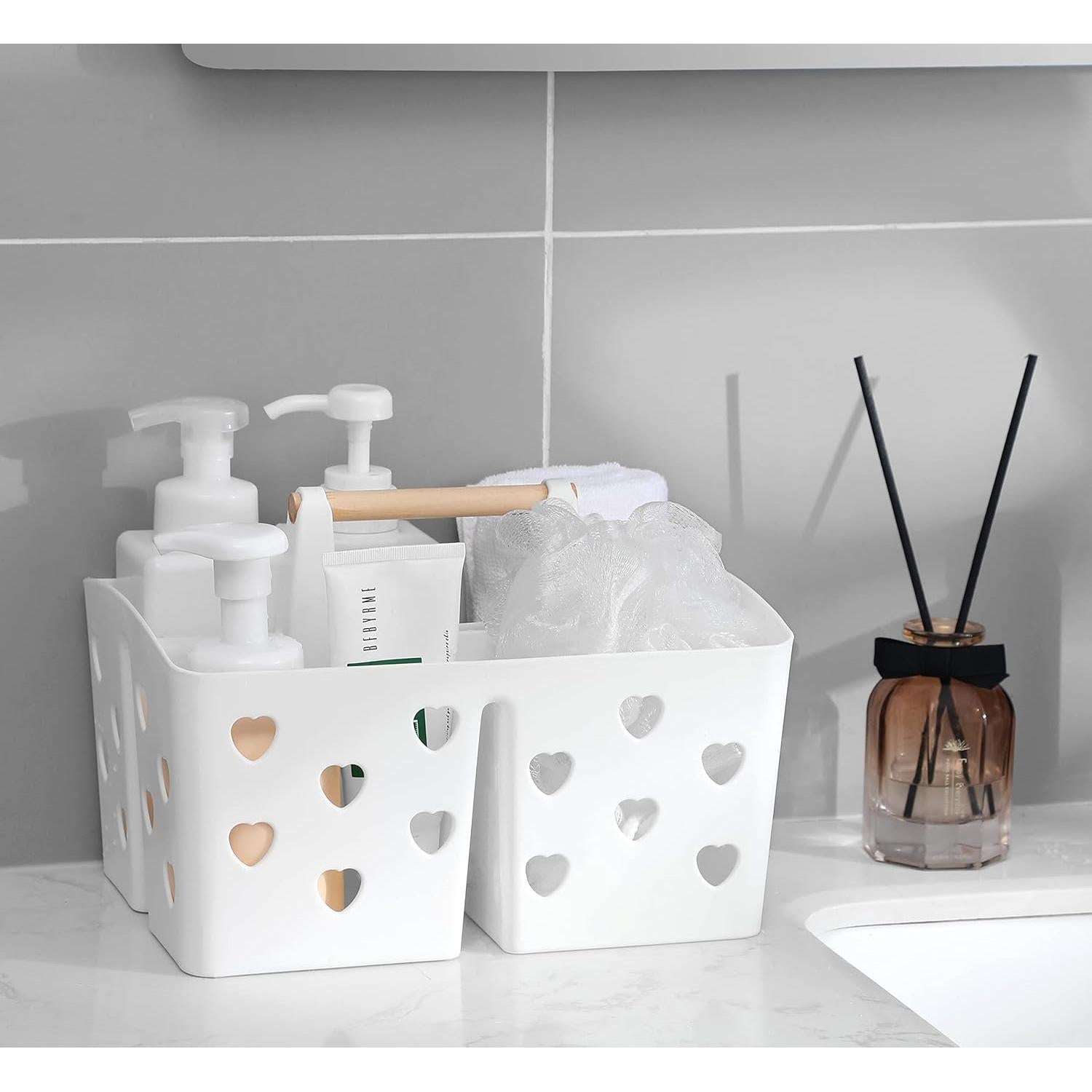 Organizador de Ducha Portátil Anyoifax Blanco 27.2x19.6x18.5cm