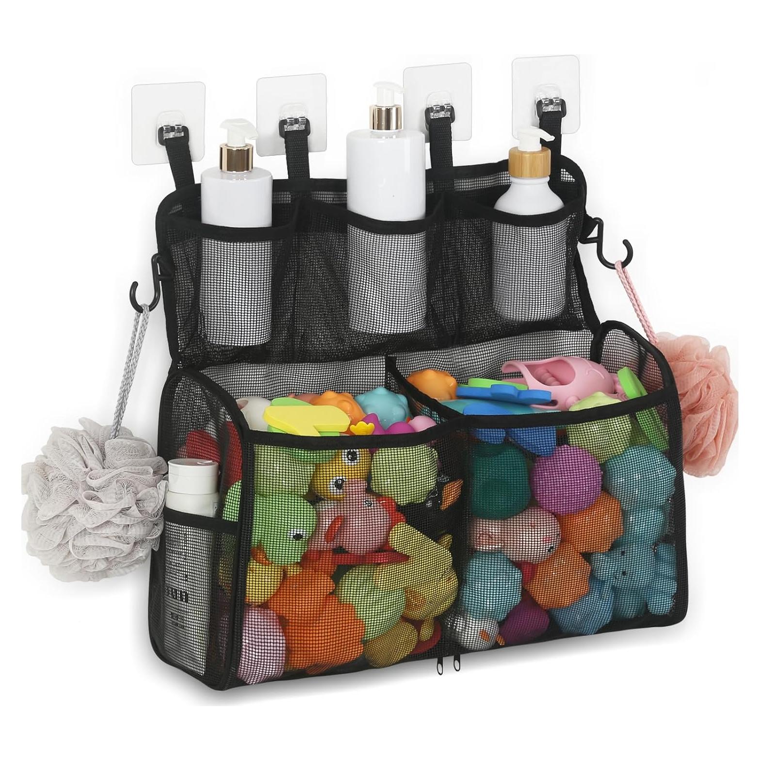 Organizador de Juguetes de Baño DOCMON 2 Capas Secado Rápido