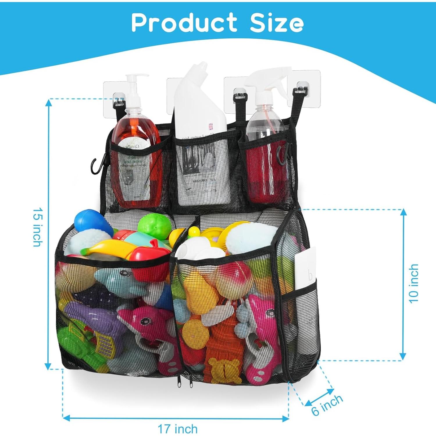 Organizador de Juguetes de Baño DOCMON 2 Capas Secado Rápido