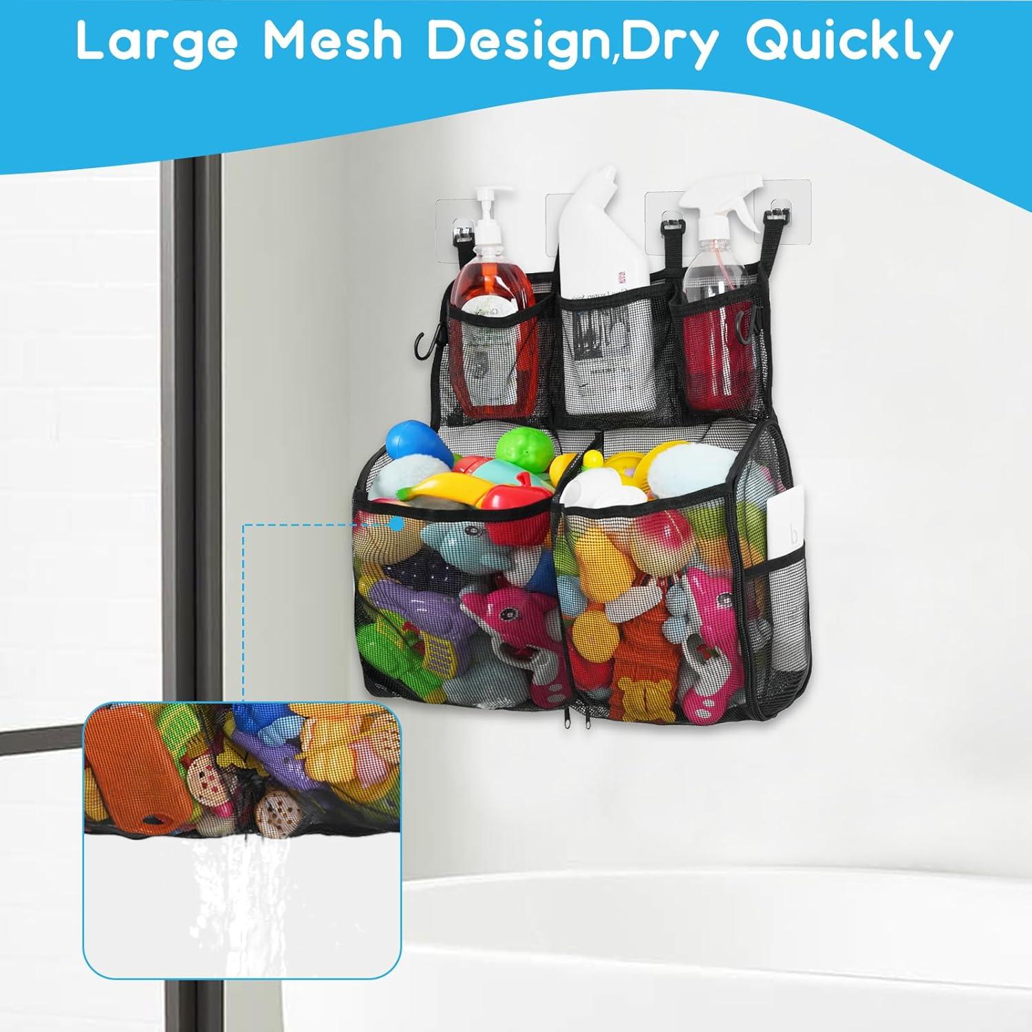 Organizador de Juguetes de Baño DOCMON 2 Capas Secado Rápido