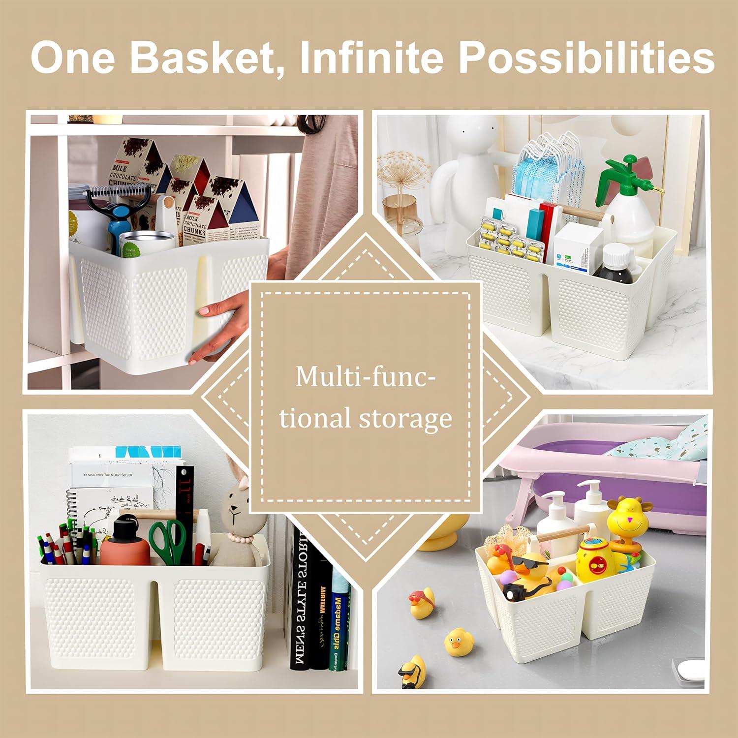 Caddy de Ducha Portátil Xuhdukc Blanco 27.4x19.7x18.4 cm