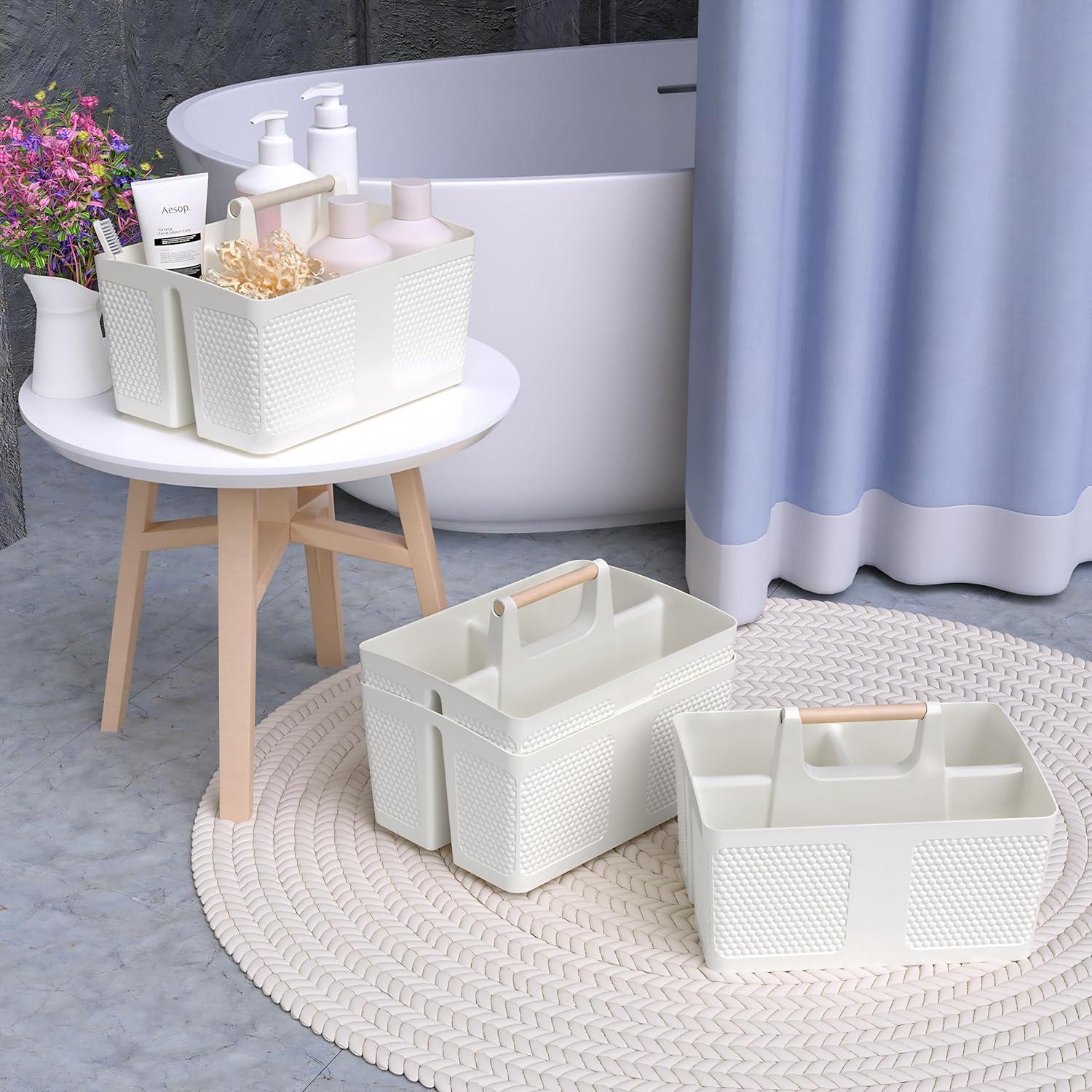 Caddy de Ducha Portátil Xuhdukc Blanco 27.4x19.7x18.4 cm